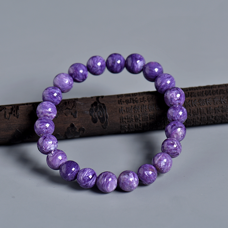 天然紫龙晶手串-红掌柜