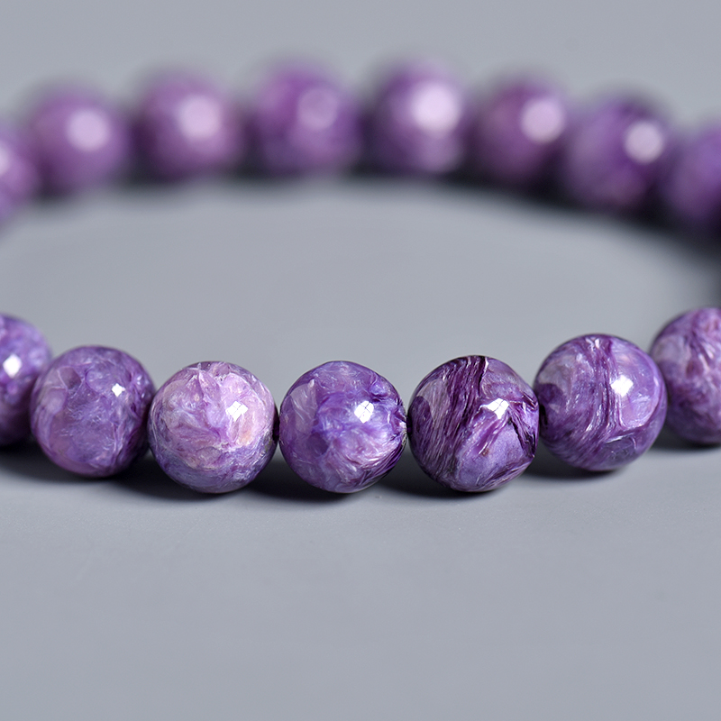 紫龙晶单圈手串-红掌柜