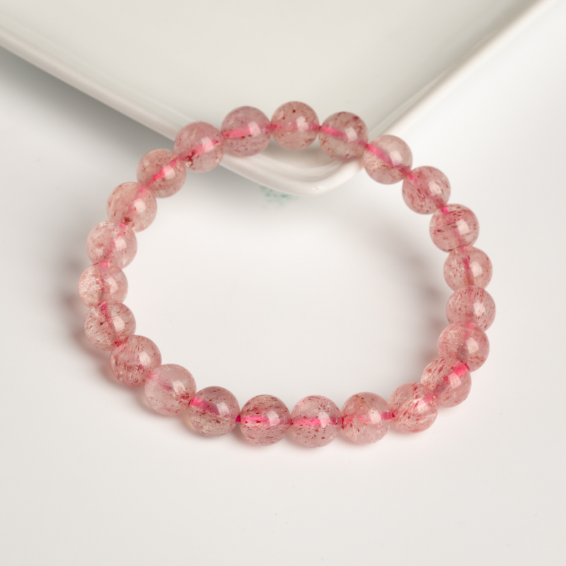 草莓晶手串-红掌柜