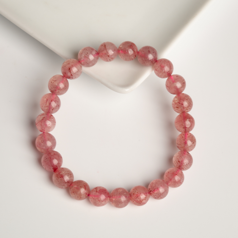 草莓晶手串-红掌柜