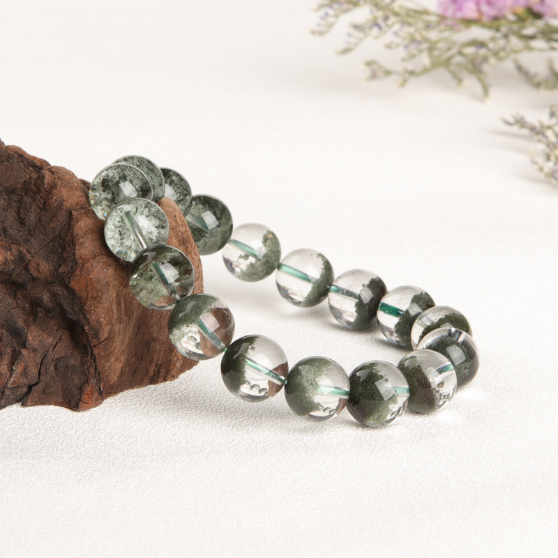 绿幽灵单圈手串-红掌柜