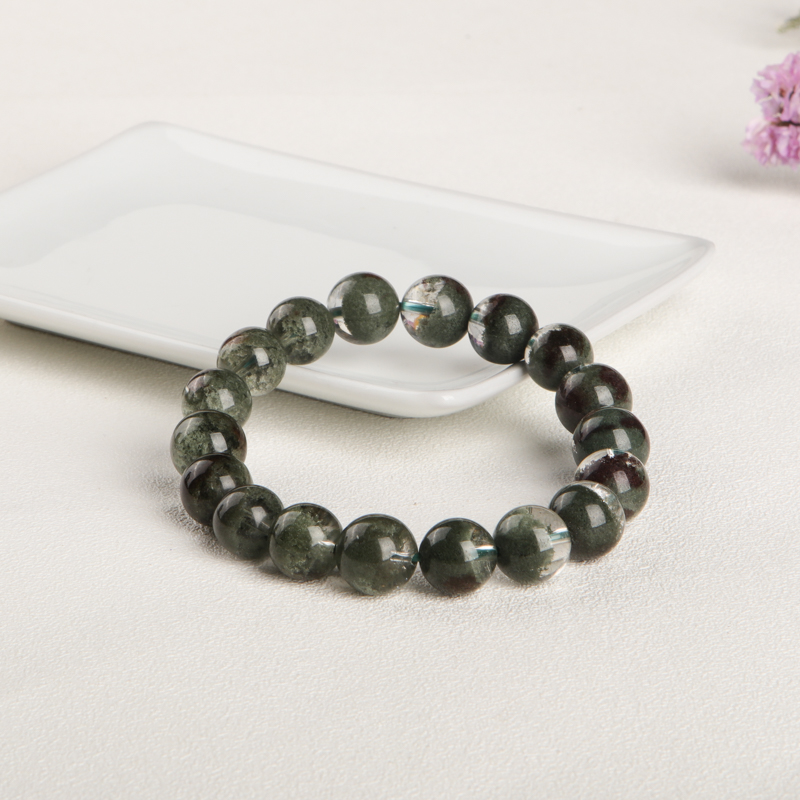 11.6mm绿幽灵单圈手串-红掌柜