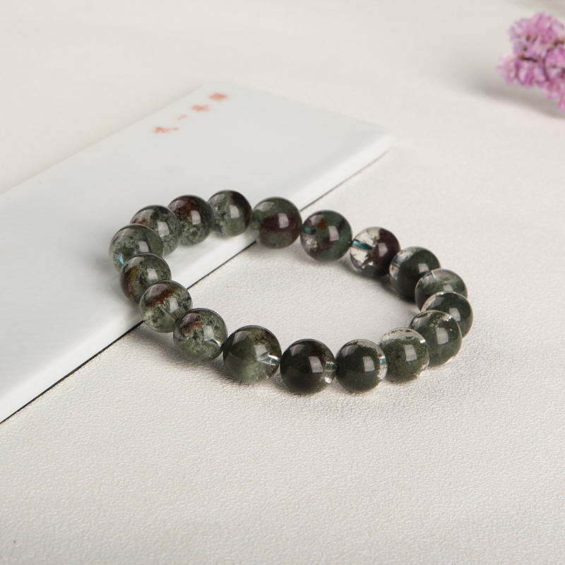 绿幽灵单圈手串-红掌柜