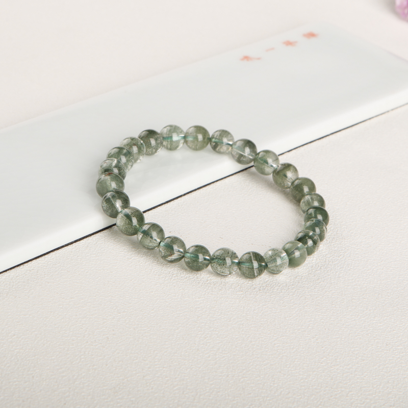 绿幽灵单圈手串-红掌柜