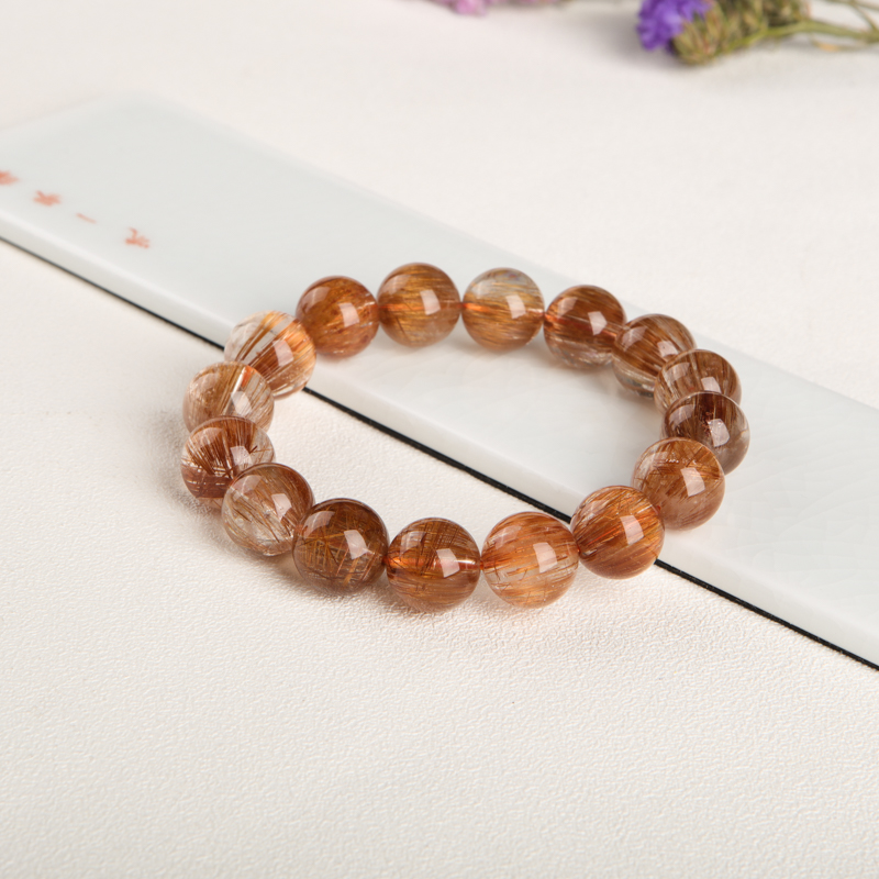 铜发晶手串-红掌柜