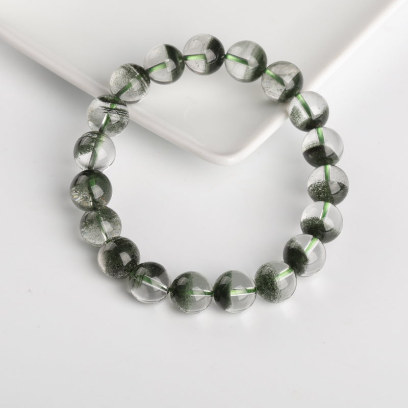 10.5mm绿幽灵单圈手串-红掌柜