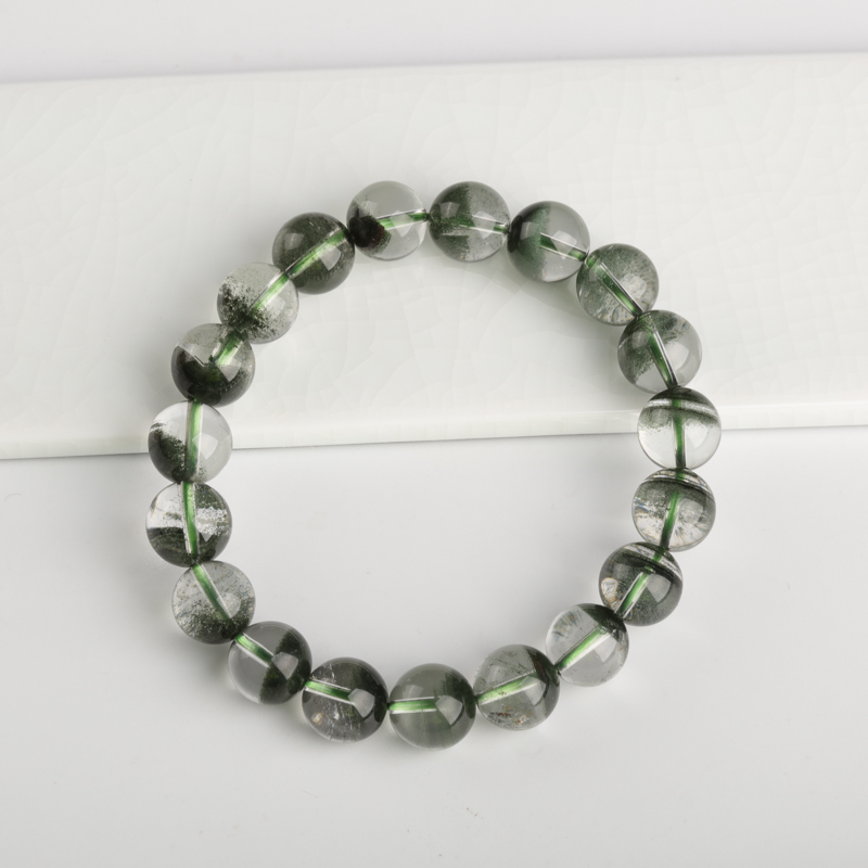 10.5mm绿幽灵单圈手串-红掌柜