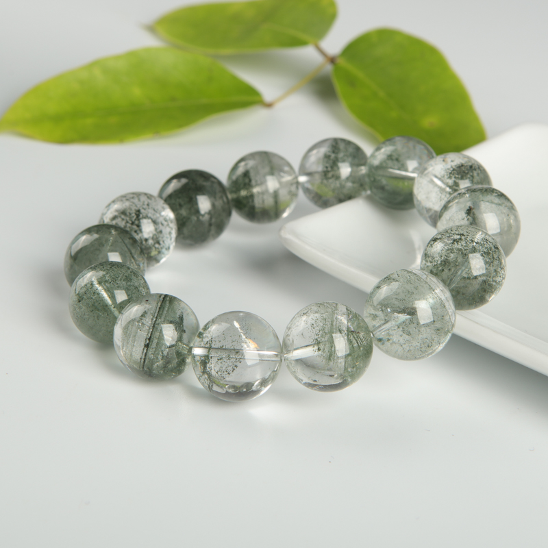 巴西绿幽灵单圈手串-红掌柜