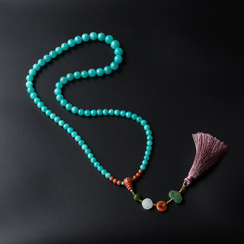 天然新疆天河石塔链项链 - 红掌柜