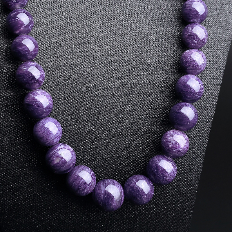 天然紫龙晶塔链-红掌柜