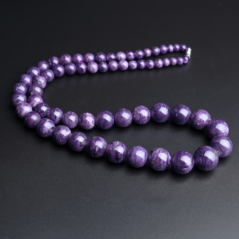 天然俄罗斯紫龙晶塔链-红掌柜