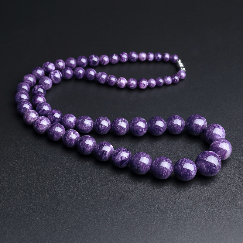 天然俄罗斯紫龙晶塔链-红掌柜