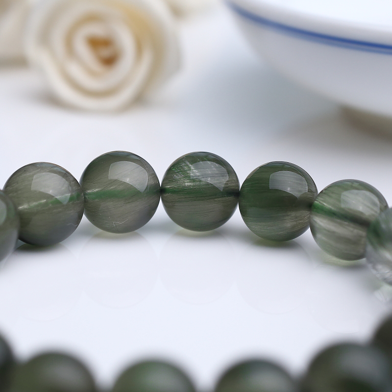 巴西绿发晶手串 - 红掌柜