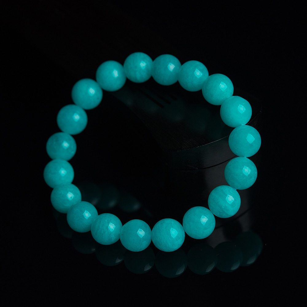 天河石单圈手串-红掌柜