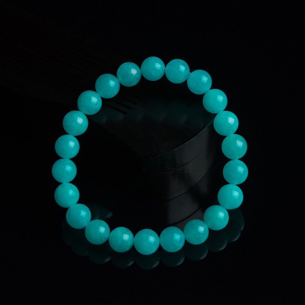 8mm天河石单圈手串-红掌柜