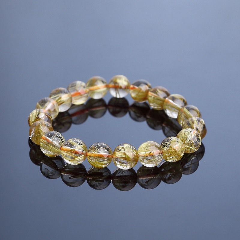 9.5mm发晶手串-红掌柜