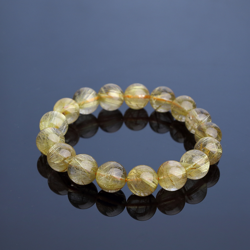 钛金发晶手串-红掌柜