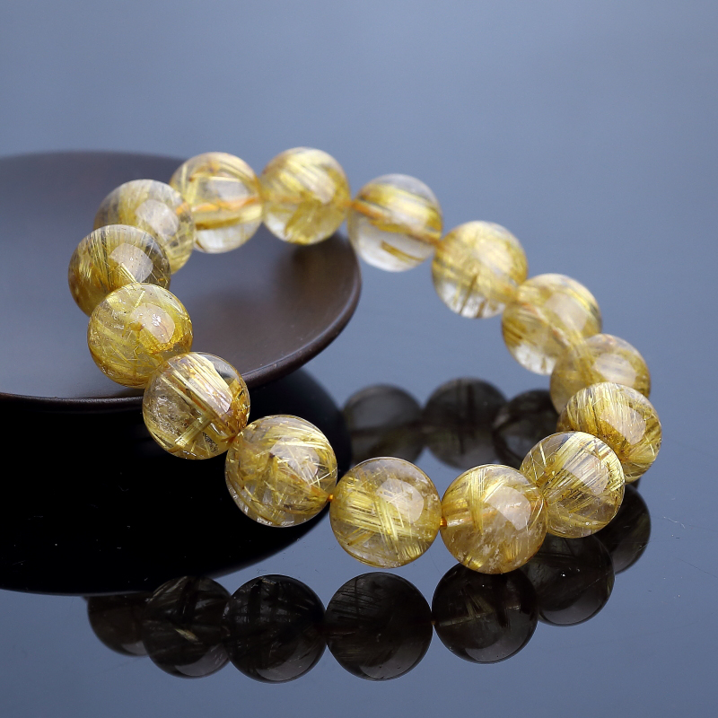 14mm钛金发晶-红掌柜