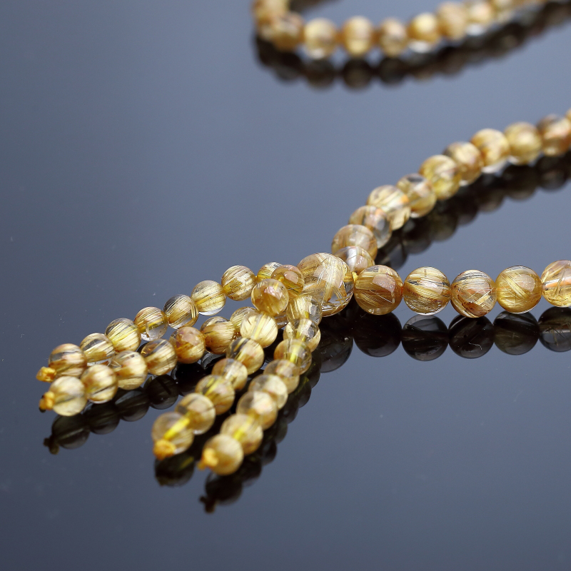 发晶佛珠-红掌柜