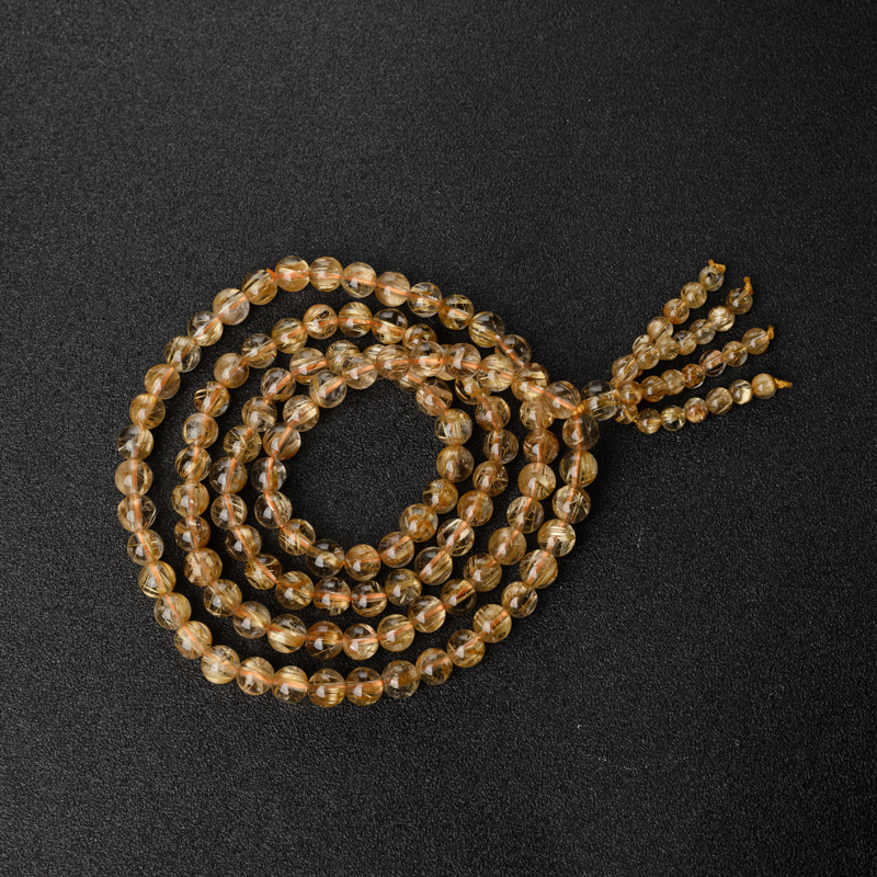 发晶佛珠-红掌柜