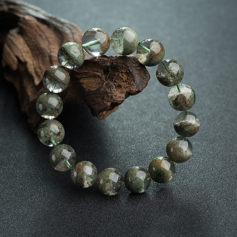 14.5mm绿幽灵单圈手串-红掌柜