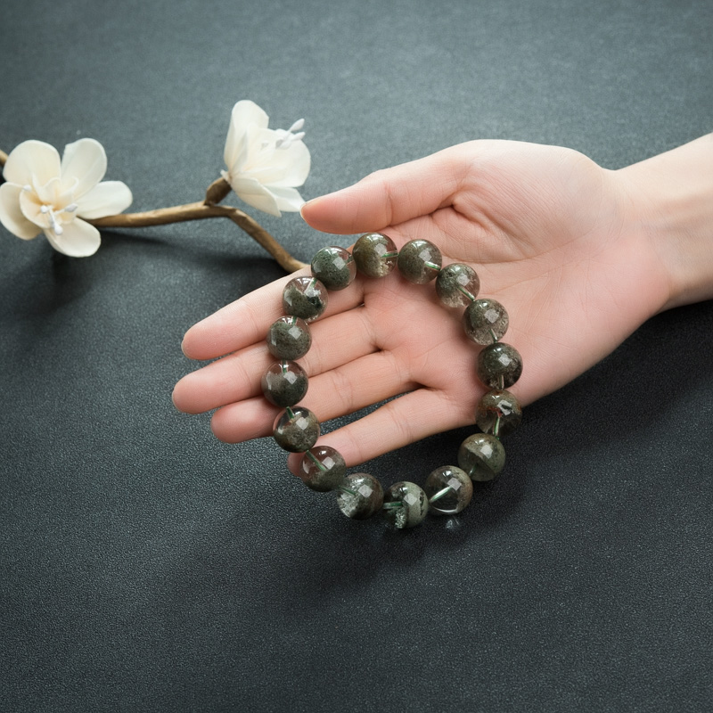 巴西绿幽灵手串-红掌柜