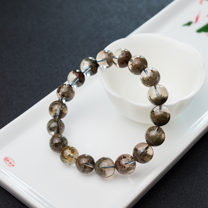 绿幽灵单圈手串-红掌柜