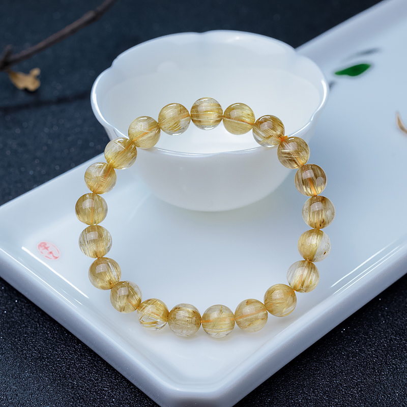 猫眼钛晶手串-红掌柜