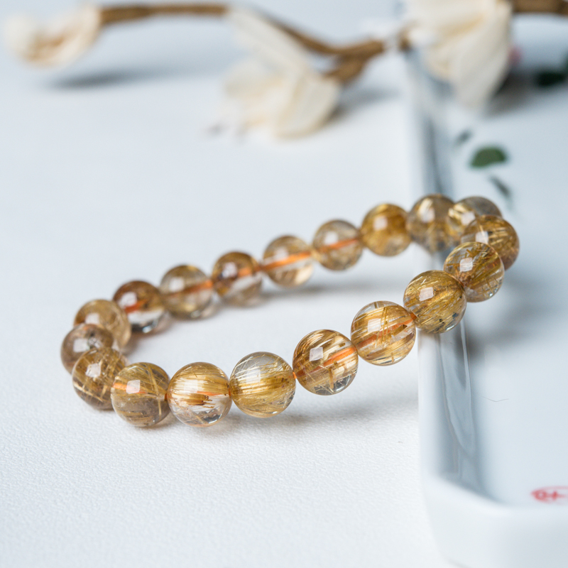 10mm钛晶手串-红掌柜