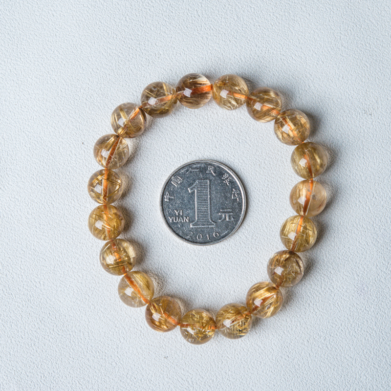 巴西钛晶手串-红掌柜