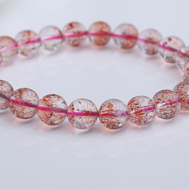 马达加斯加草莓晶手串-红掌柜