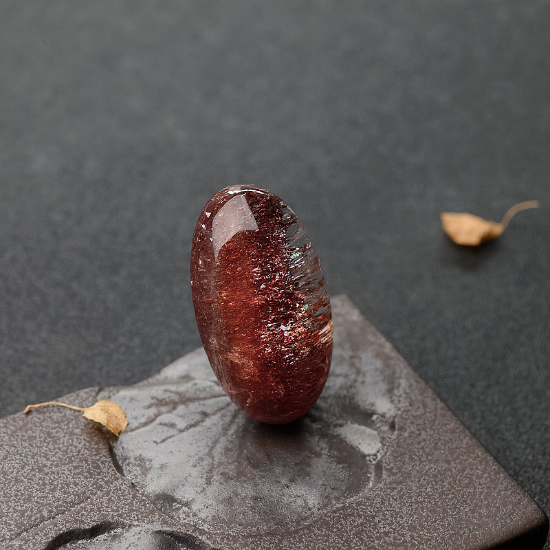 马达加斯加金草莓晶吊坠-红掌柜