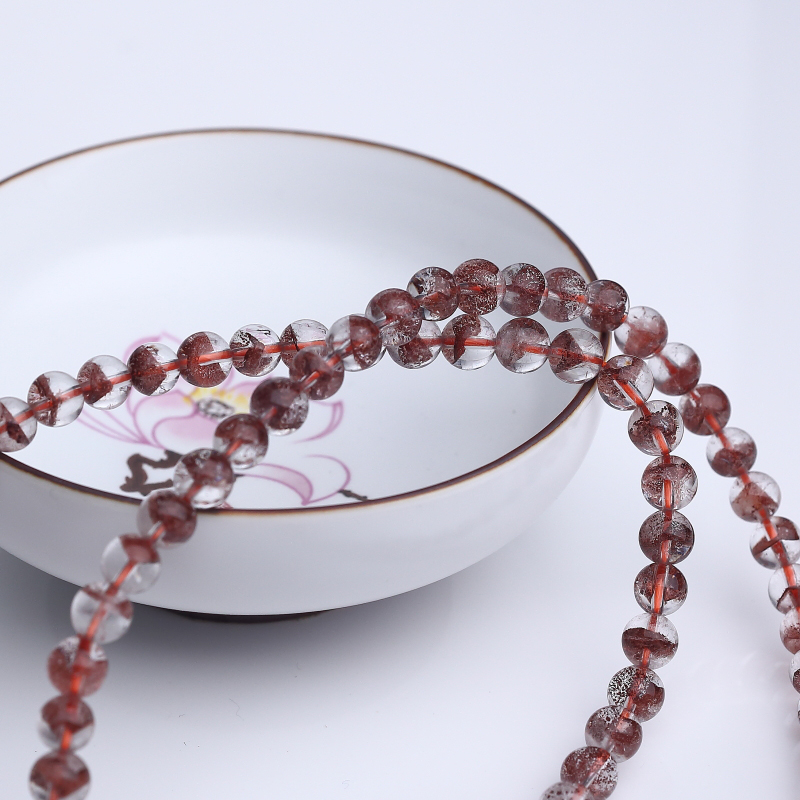 巴西天然红幽灵多圈手串-红掌柜