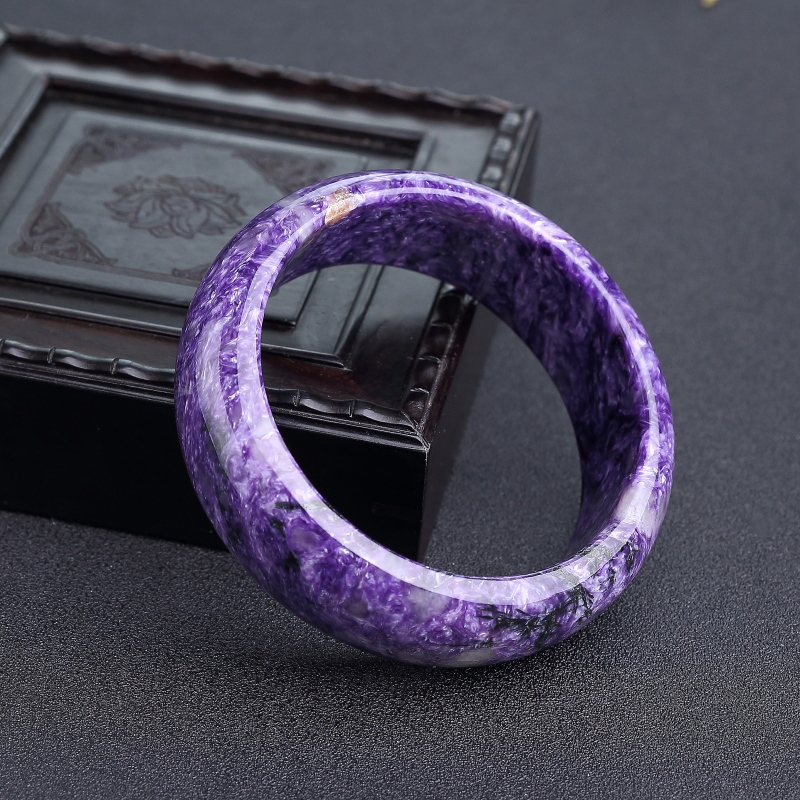 俄罗斯紫龙晶平安镯-红掌柜