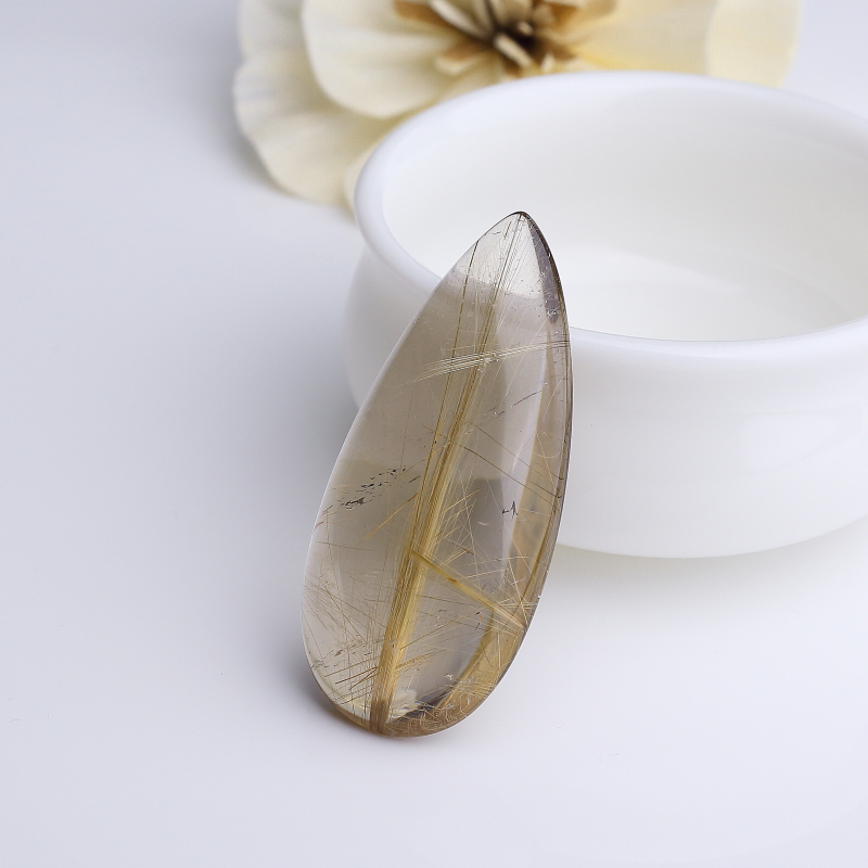 巴西金发晶水滴吊坠-红掌柜