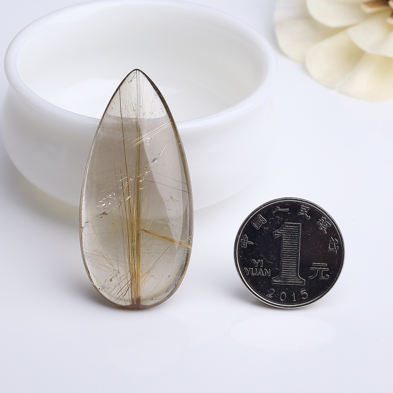 巴西金发晶吊坠-红掌柜