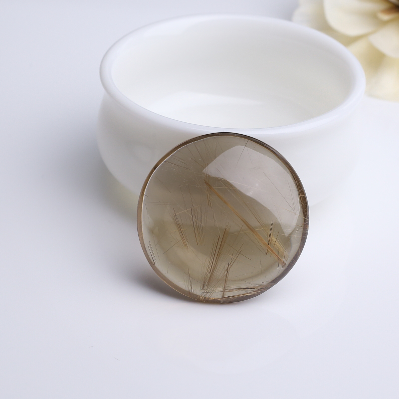 巴西天然金发晶吊坠-红掌柜