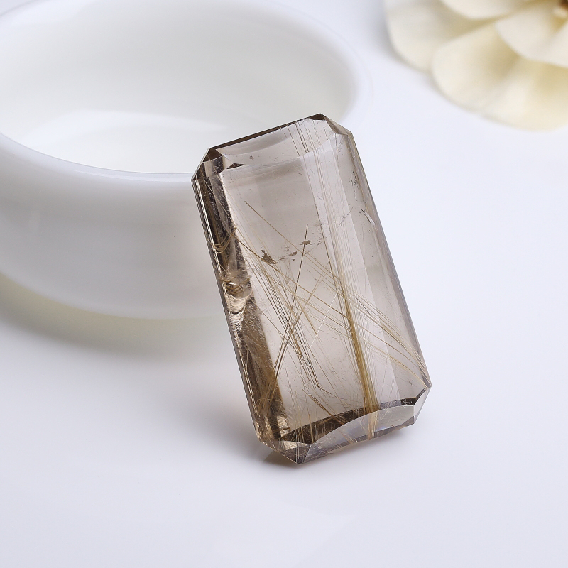 天然金发晶水晶吊坠-红掌柜