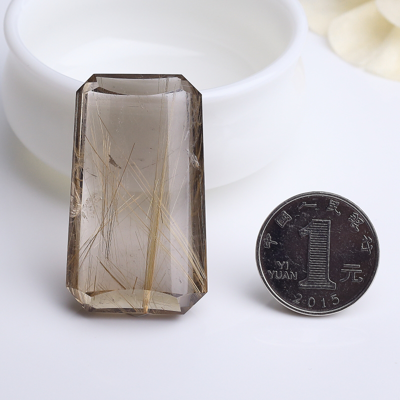 巴西金发晶吊坠-红掌柜