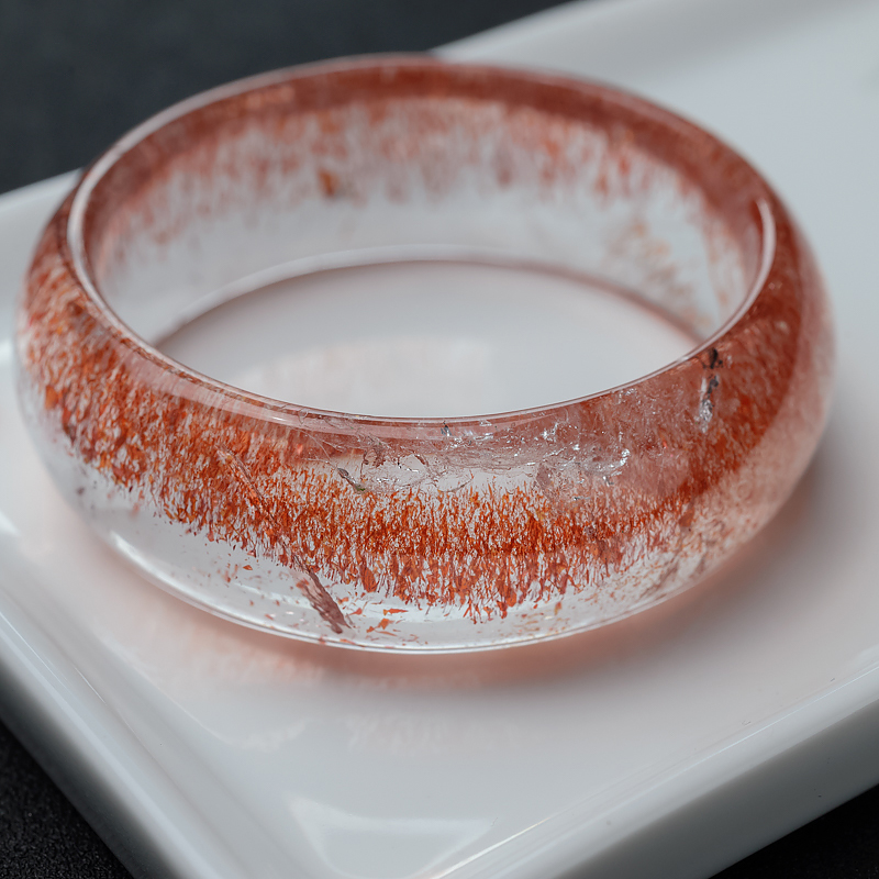 金草莓晶平安镯-红掌柜