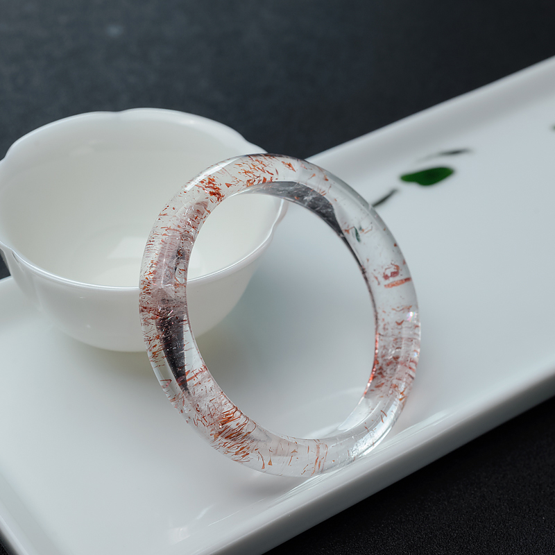 金草莓晶平安镯-红掌柜