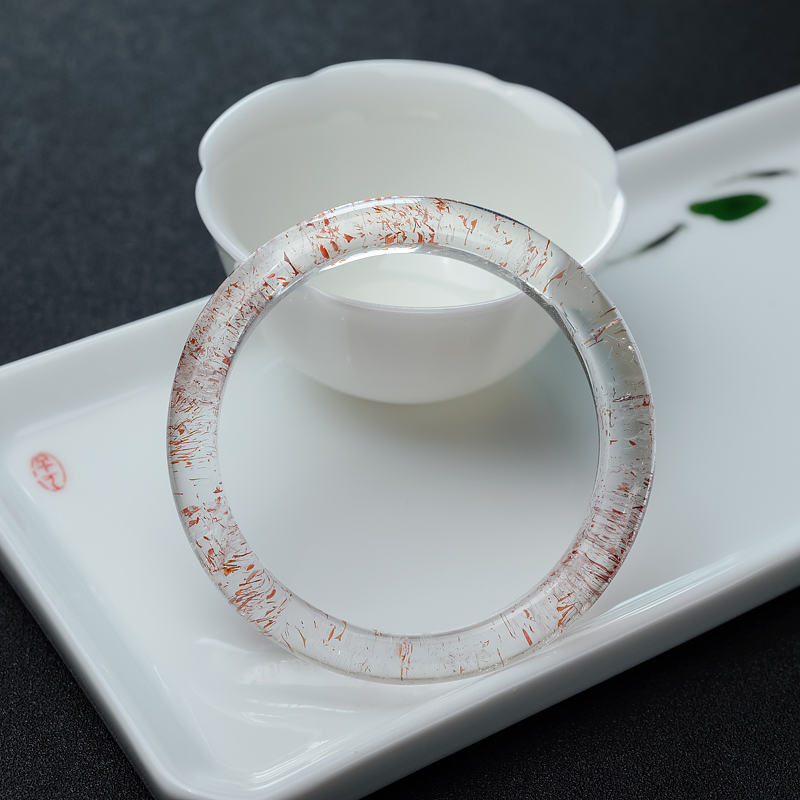 草莓晶平安镯-红掌柜