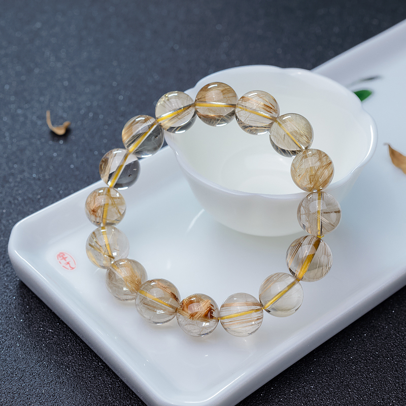 14mm钛晶手串-红掌柜