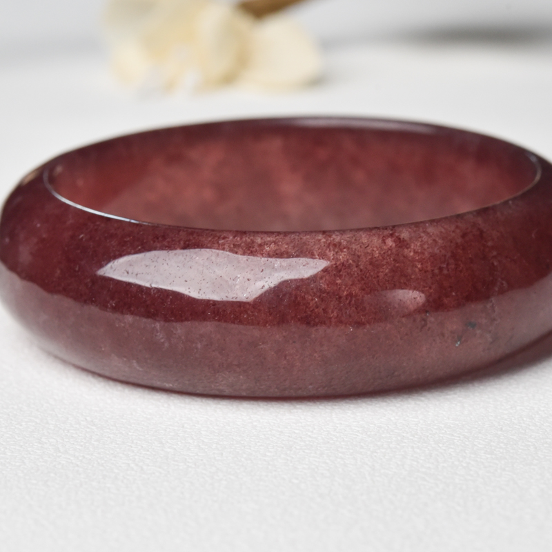 58.5mm草莓晶手镯 -红掌柜