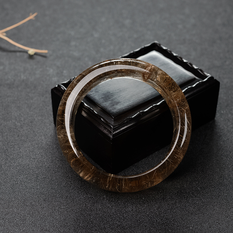 天然金发晶平安镯-红掌柜