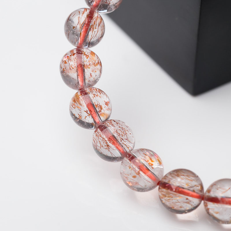 金草莓晶单圈手串-红掌柜