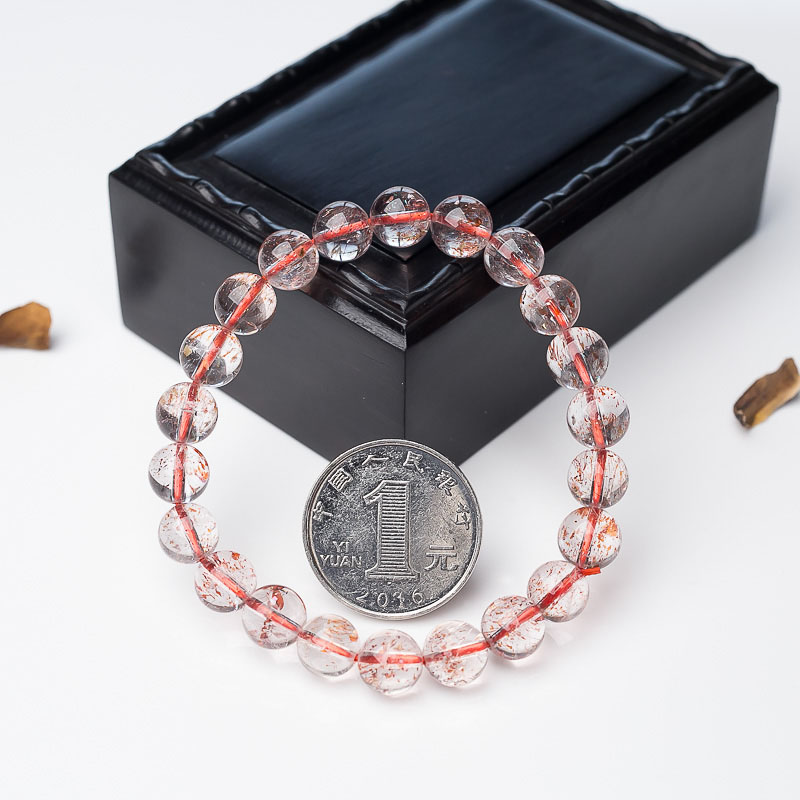 金草莓晶手串-红掌柜