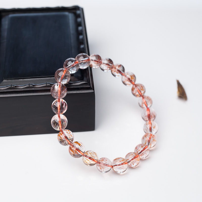 水晶单圈手串-红掌柜