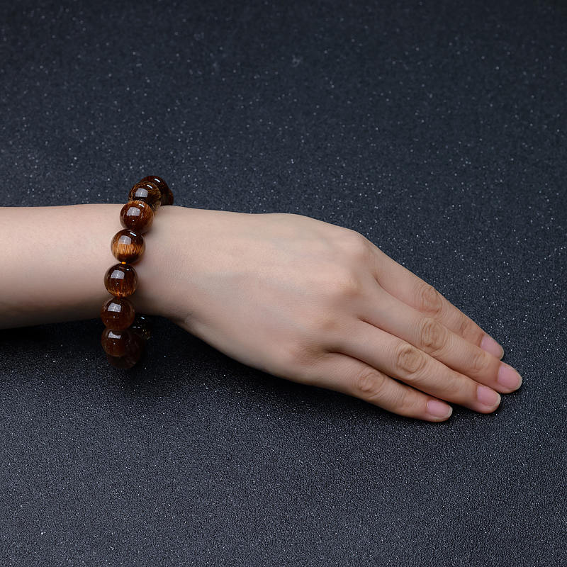 猫眼水晶手串-红掌柜