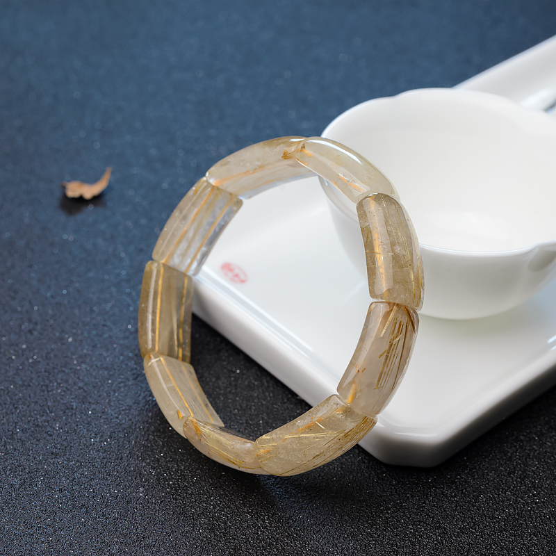 金发晶单圈手串-红掌柜